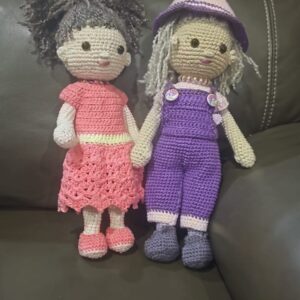Medium Crocheted Dolls